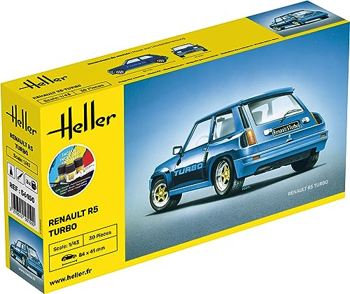 Heller Modellbausatz Auto Renault R5 Turbo – 1/43 56150 von heller