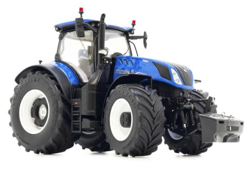 MarGe Models New Holland T7.340 HD Blue 1:32 Modelltraktor für Sammler ab 14 Jahren von MarGe Models