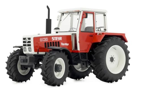 MarGe Models Steyr 8130 SK1 - Traktor-Modell, Maßstab 1:32, Metall, Hoch detailliert und realistisch, geeignet ab 14 Jahren, für Erwachsene und Modellbau-Enthusiasten, unisex von MarGe Models