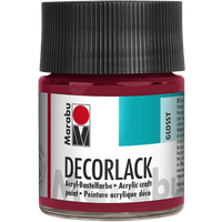 Marabu 113005032 Marabu Decorlack Acryl Karminrot 032, 50 ml von Marabu