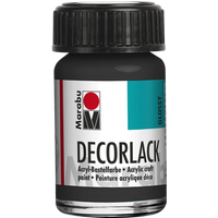 Marabu 113039073 Marabu Decorlack Acryl Schwarz 073, 15 ml von Marabu