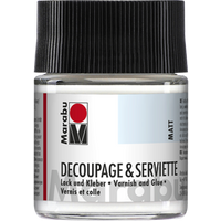 Marabu 114005843 Marabu Decoupage & Serviette Lack und Kleber matt, 50 ml Marabu 114005843 Marabu Decoupage & Serviette Lack und Kleber matt, 50 ml von Marabu