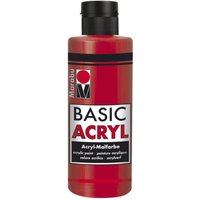 Marabu 120004031 Marabu-BasicAcryl kirschrot 031, 80 ml von Marabu