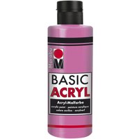 Marabu 120004033 Marabu-BasicAcryl rose 033, 80 ml von Marabu