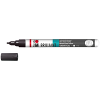 Marabu 12131073 Marabu-Brilliant Painter Schwarz 073, 1-2mm von Marabu