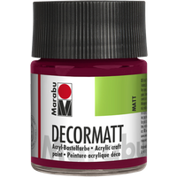 Marabu 140105034 Marabu Decormatt Acryl Bordeaux 034, 50 ml von Marabu