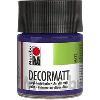 Marabu 140105051 Marabu Decormatt Acryl Violett dunkel 051, 50 ml von Marabu