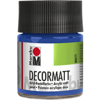 Marabu 140105052 Marabu Decormatt Acryl Mittelblau 052, 50 ml von Marabu