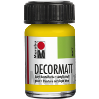 Marabu 140139019 Marabu Decormatt Acryl Gelb 019, 15 ml von Marabu