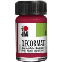 Marabu 140139032 Marabu Decormatt Acryl Karminrot 032, 15 ml Marabu 140139032 Marabu Decormatt Acryl Karminrot 032, 15 ml von Marabu