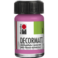 Marabu 140139033 Marabu Decormatt Acryl Pink 033, 15 ml von Marabu