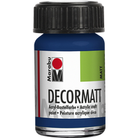 Marabu 140139053 Marabu Decormatt Acryl Dunkelblau 053, 15 ml Marabu 140139053 Marabu Decormatt Acryl Dunkelblau 053, 15 ml von Marabu