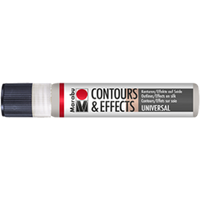 Marabu 178209782 Marabu Contours & Effects Metallic-Silber 782, 25 ml von Marabu