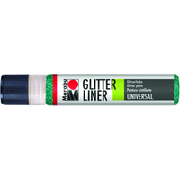 Marabu 180309592 Marabu Glitter-Liner Glitter-Petrol 592, 25 ml von Marabu