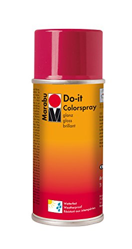 Marabu Do-it-Glanzspray 150ml, Glanz-Rot von Marabu