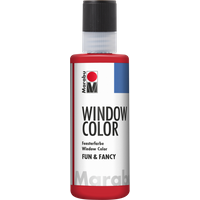 Marabu 40604031 Marabu Window Color fun & fancy Kirschrot 031, 80 ml von Marabu