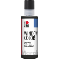 Marabu 40604073 Marabu Window Color fun & fancy Konturen-Schwarz 073, 80 ml von Marabu