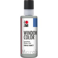 Marabu 40604182 Marabu Window Color fun & fancy Silber 182, 80 ml von Marabu