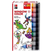 Marabu KiDS Window Color 10x25ml sortiert von Marabu