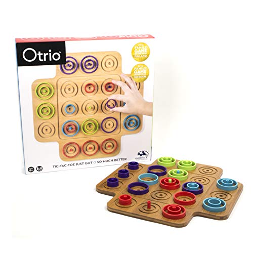 Marbles Spin Master Games Otrio - Taktikspiel mit hochwertigem Holz-Spielmaterial (inkl. deutscher Anleitung) für 2-4 Spieler, ab 8 Jahren von Marbles