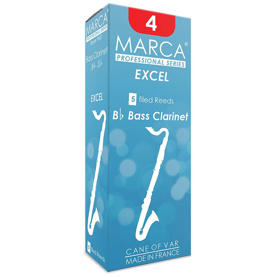 Marca Excel Boehm Bass Clarinet 4.0 Blätter von Marca