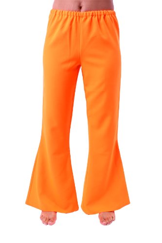 TH-MP Schlaghose Neonorange für Damen in Gr. M Schlager Outfit Hose von Marco Porta