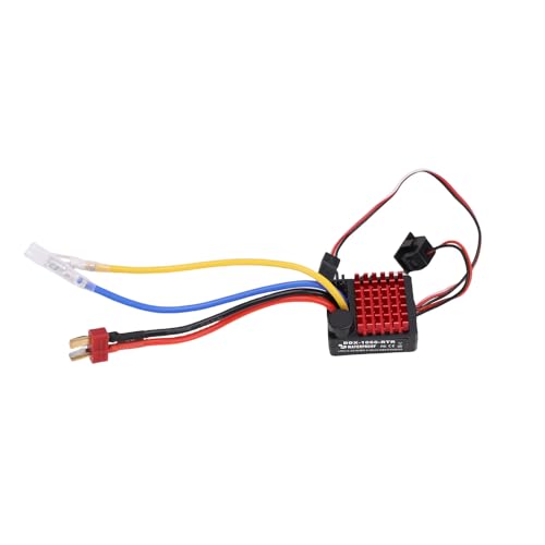 Marhynchus 60A Gebürstete ESC-ESC-Geschwindigkeitsregler Motordrehzahlregler mit 3 Modi Wasserdichtem Design für 540 550 750 Motoren 2-3S Li Batterie 5-9s NIMH Marhynchus 60A Gebürstete ESC-ESC-Geschwindigkeitsregler Motordrehzahlregler mit 3 Modi Wasserdichtem Design für 540 550 750 Motoren 2-3S Li Batterie 5-9s NIMH von Marhynchus