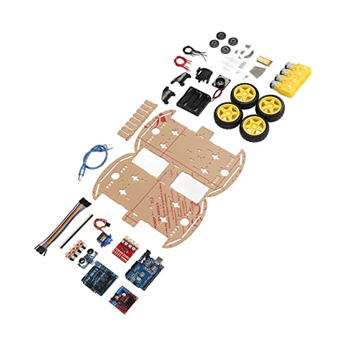 Marhynchus PCB Smart Robot Car Chassis Kit Tracking Motor Robot Smart Car Plattform für 4WD DIY von Marhynchus