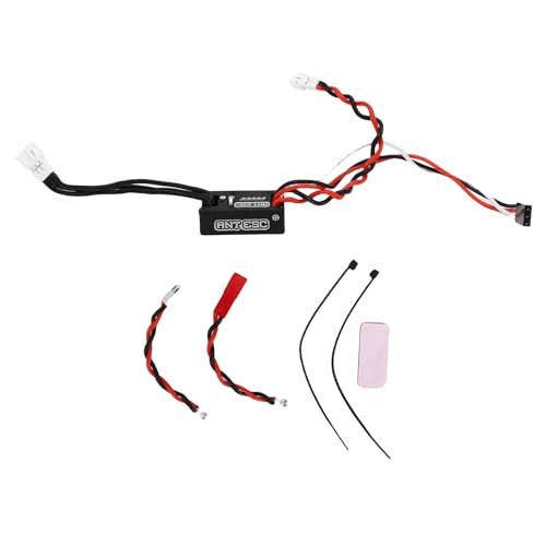 Marhynchus RC ESC-Ersatz, 2-3S 50A für 1/24 1/18 1/16 Crawler Cars Wasserschutz mit Intelligenter Parameteranpassung Easy Setup für RC Hobbyisten Rennfahrer Marhynchus RC ESC-Ersatz, 2-3S 50A für 1/24 1/18 1/16 Crawler Cars Wasserschutz mit Intelligenter Parameteranpassung Easy Setup für RC Hobbyisten Rennfahrer von Marhynchus