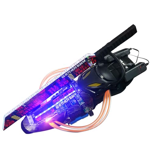 Marikito Cyberpunk LED Arm, Mit Verstellbaren Riemen, Perfekt Für Cyberpunk Kostüm, Leucht Maske Und Cosplay Accessories (Style-a) von Marikito