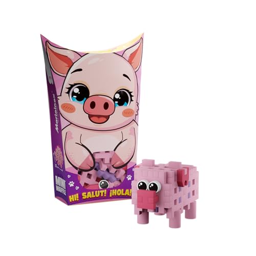 Marionex Mini Waffle Pocket Pets – Schwein, 25 Teile Marionex Mini Waffle Pocket Pets – Schwein, 25 Teile von Marioinex Toy Factory