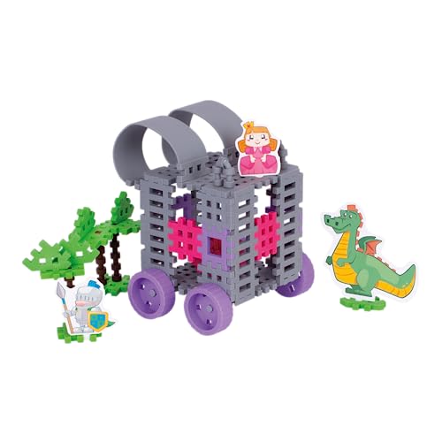 Marioinex Mini Waffle Princess Satz mit 60 Elemente - Steckspiel ab 4 Jahre - Waffelbausteine Kinder - Building Blocks for Kids - Konstruktionsspielzeug - Bausteine Für Kinder von Marioinex