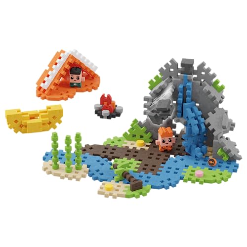 Marioinex Mini Waffle Tresure Island 148 Elemente - Steckspiel ab 4 Jahre - Waffelbausteine Kinder - Building Blocks for Kids - Konstruktionsspielzeug - Montessori Bausteine von Marioinex