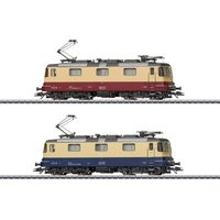 MÄRKLIN 37300 H0 Elektrolok-Doppelpackung Re 421, IRSI / TR, Ep. VI von Marklin