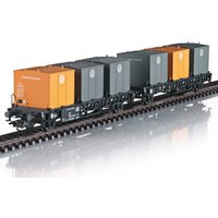 MÄRKLIN 46663 H0 Behältertransport-Doppelwagen Laabs, DB, Ep. IV von Marklin