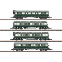 MÄRKLIN 87565 Z 4 vierachsige Abteilwagen, DB, Ep. III von Marklin