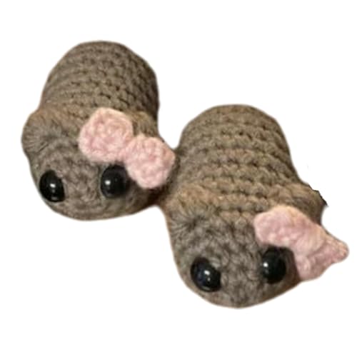 Marran Trauriger Hamster, Trauriger Hamster Plüsch, häkeln Trauriger Hamster Paar Dekoration Geschenk, Niedliche Handgemachte Hamster Dekoration von Marran