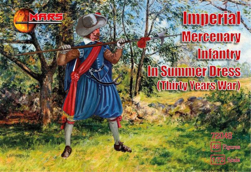 Imperial Mercenary infantry in summer von Mars Figures