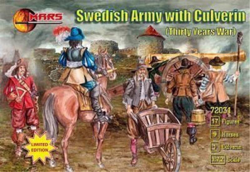 Swedish Army with culverin, 30 years war von Mars Figures