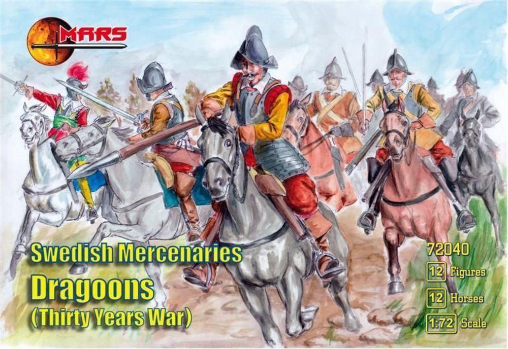 Swedish Mercenaries Dragoons, 30 Y. War von Mars Figures