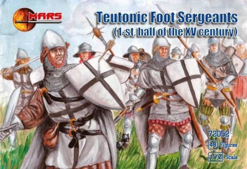 Teutonic foot sergeants, 1st half of XV von Mars Figures