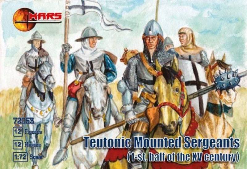 Teutonic mounted sergeants, 1st half XV von Mars Figures