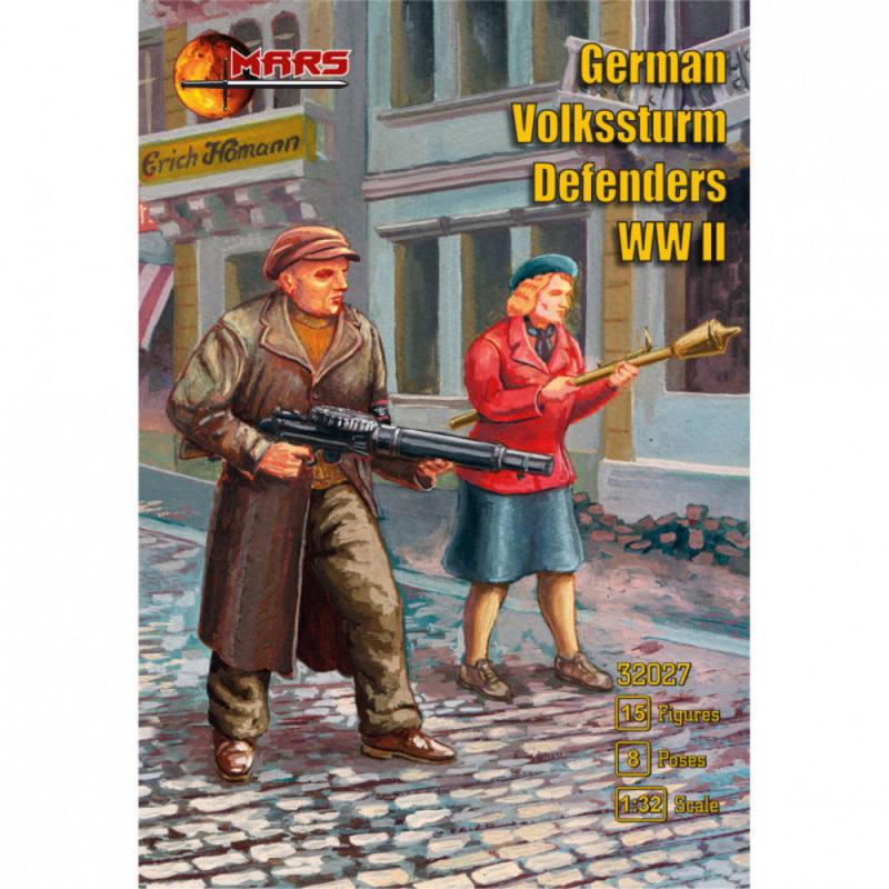 WWII German Volkssturm Defenders von Mars Figures