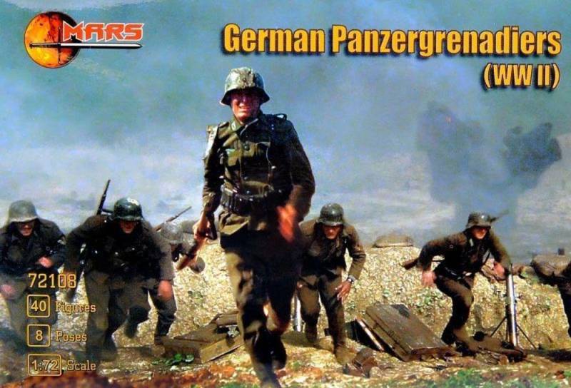 WWII German panzergrenadiers von Mars Figures