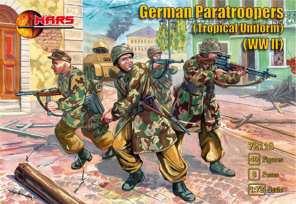 WWII German paratroopers (Tropical uniform) von Mars Figures