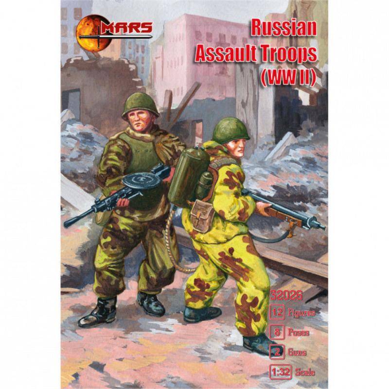 WWII Russian Assault Troops von Mars Figures