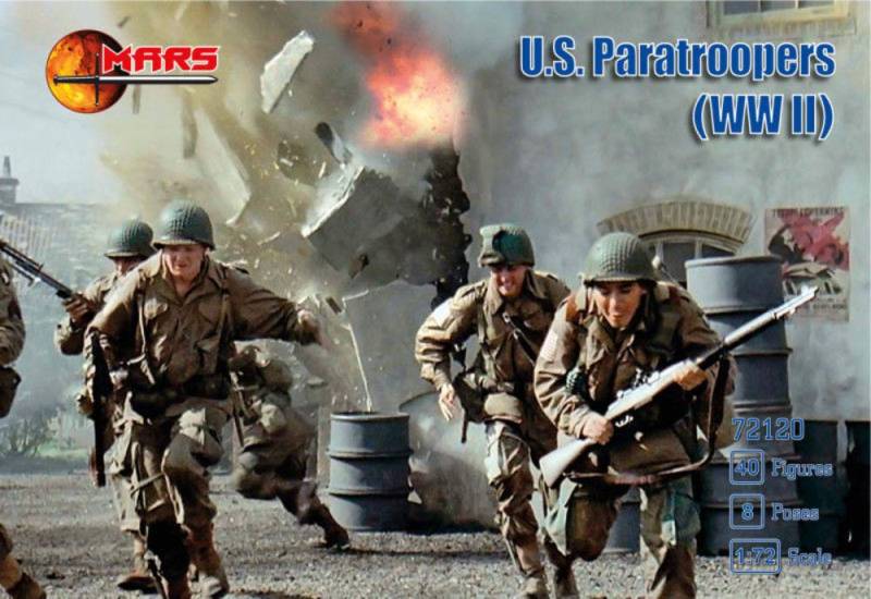 WWII U.S. Paratroopers von Mars Figures