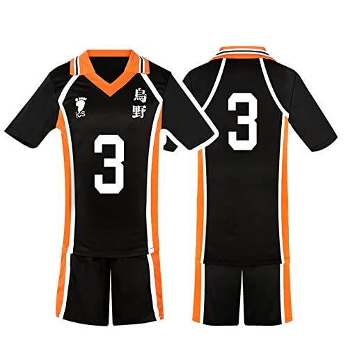 MarsVook High School Uniform Jersey Volleyball Kostüm für Anime Karasuno Cosplay Sportanzüge Herren Damen von MarsVook