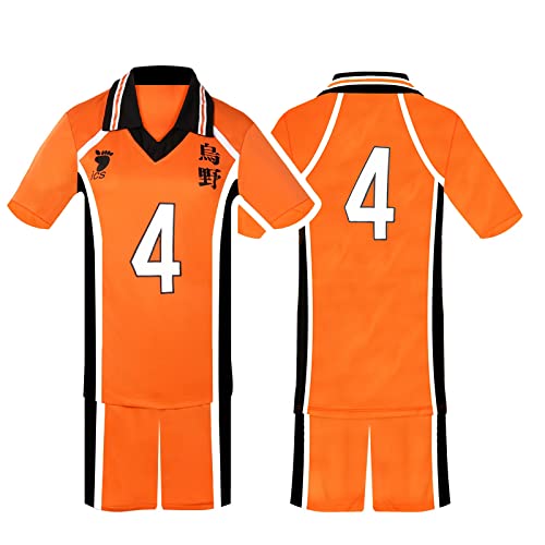 MarsVook High School Uniform Jersey Volleyball Kostüm für Anime Karasuno Cosplay Sportanzüge Herren Damen von MarsVook