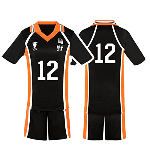 MarsVook High School Uniform Jersey Volleyball Kostüm für Anime Karasuno Cosplay Sportanzüge Herren Damen von MarsVook